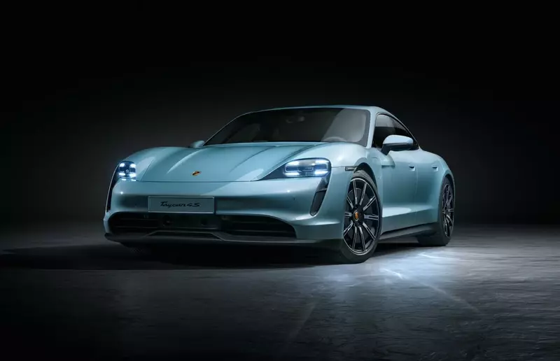 The Porsche Taycan 4S will arrive in dealerships with an EPA-estimated 203 miles of range.