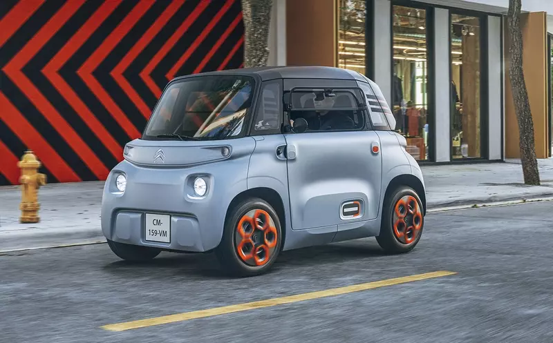 Citroen 'Ami' electric mini car offered at $22/month - no license required.