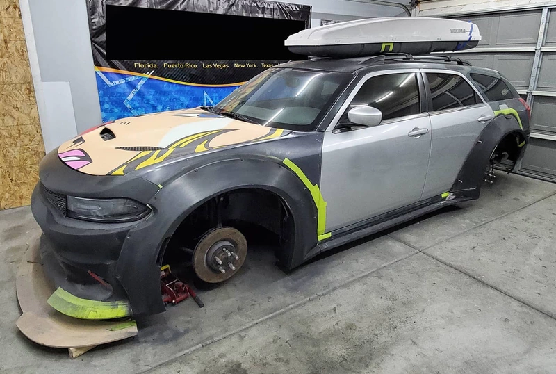 The tuning company is planning a modern Dodge Magnum SRT Hellcat widebody.