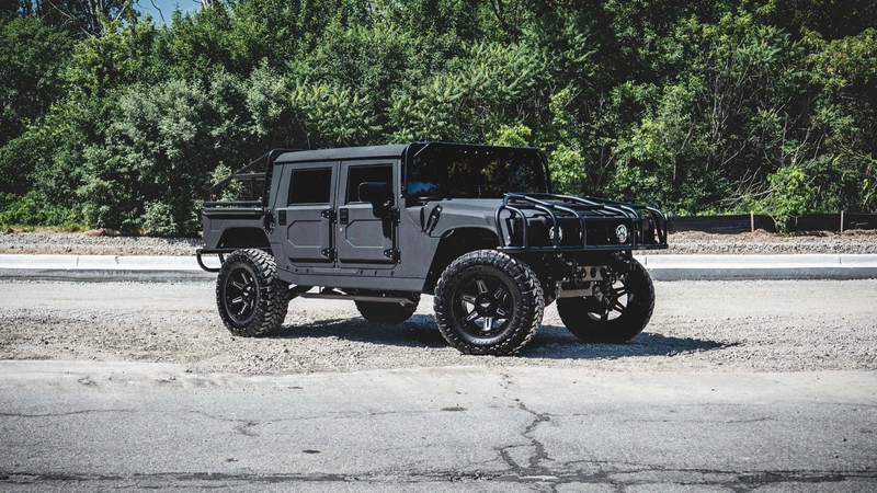 The latest military-grade Hummer H1 is built for conquering challenging trails and neighborhoods