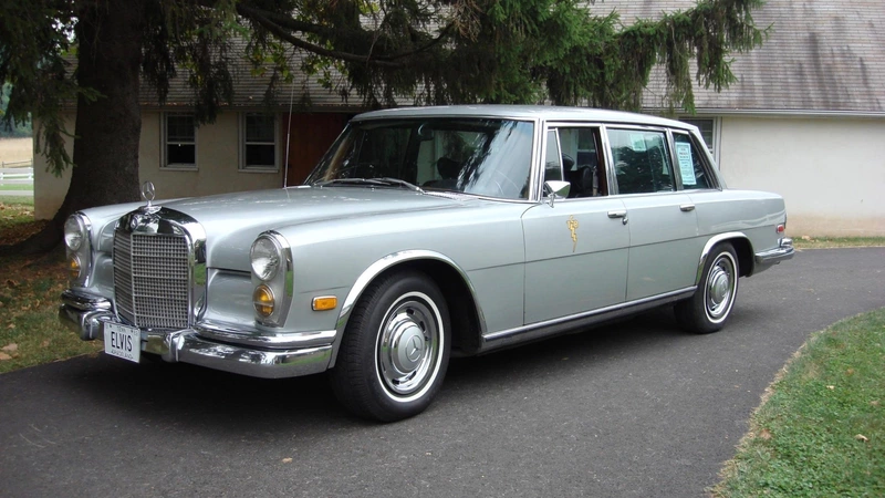 Elvis Presley's 1969 Mercedes-Benz 600 is up for sale.