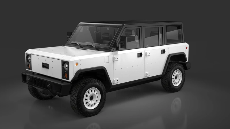 Bollinger reveals "production plans" for the B1 and B2 electric SUVs and pickup trucks.