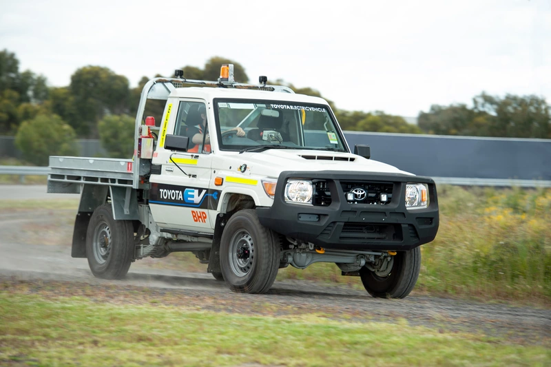 Toyota is building a battery-powered Land Cruiser 70.