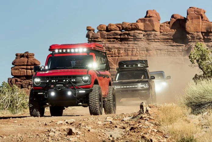 Ford and off-road specialists will showcase accessories for the Bronco at Easter Safari