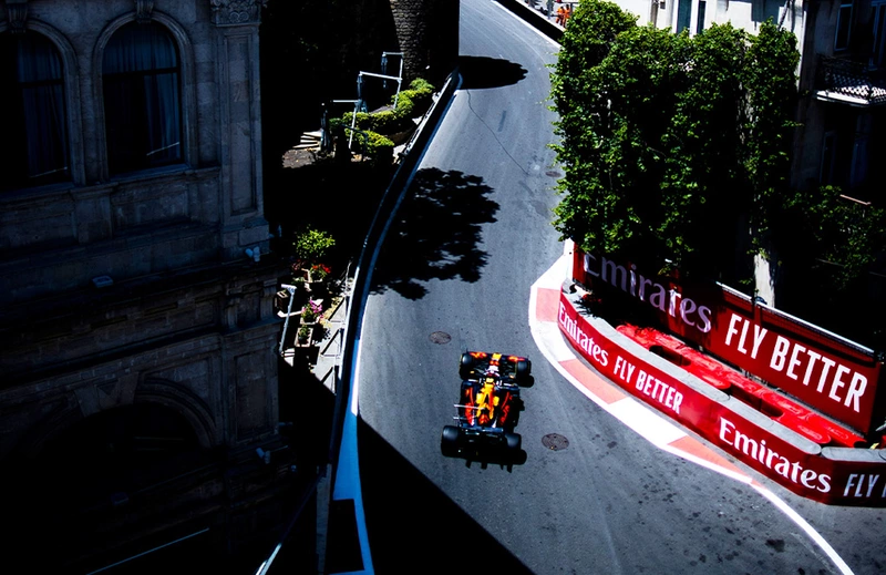 Red Bull Racing, who finished second at the 2022 Formula 1 Azerbaijan Grand Prix.