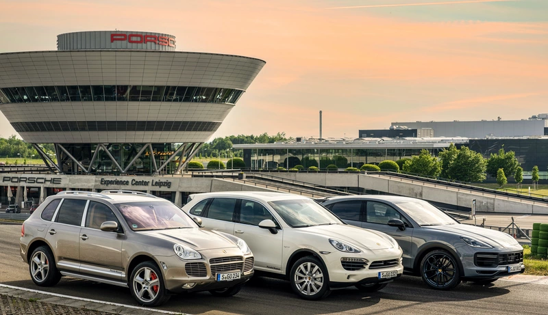 The Porsche Cayenne 20 years after its introduction to the world.