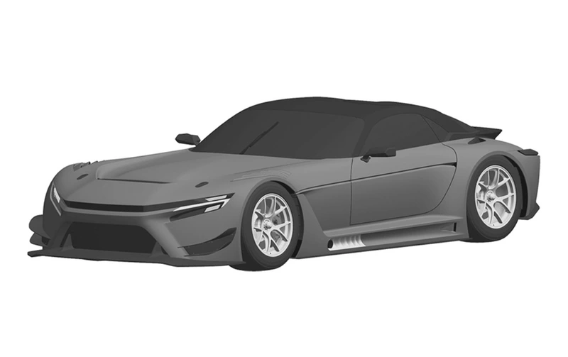 Toyota GR GT3 surface patent drawings.