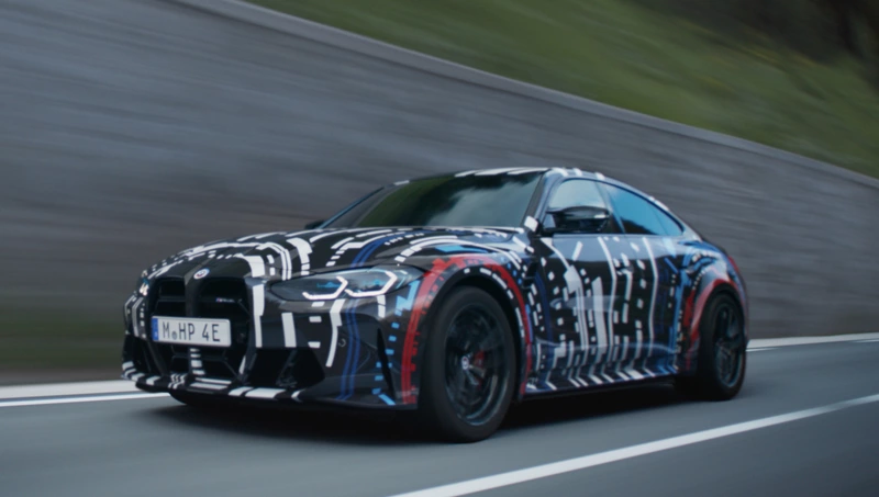 BMW M Begins Testing Four-Motor Electric Drivetrain