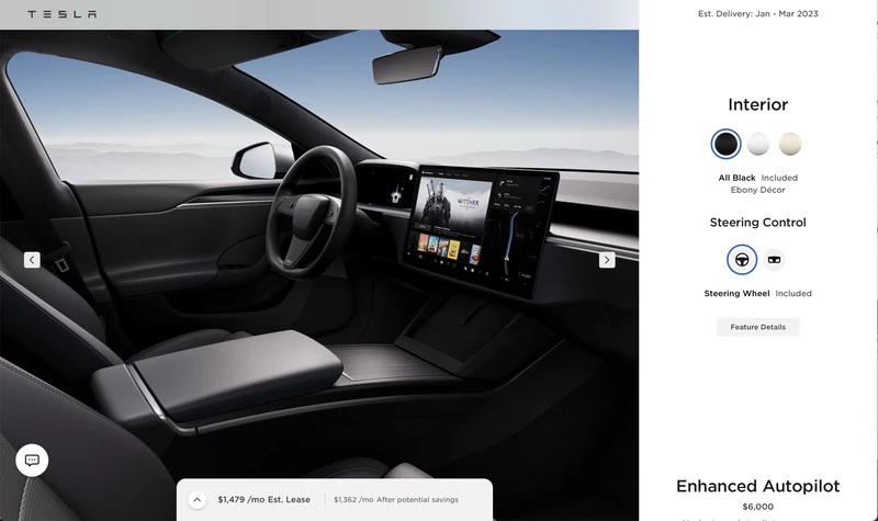 Steering Wheel Option Returns to Tesla Model S and X