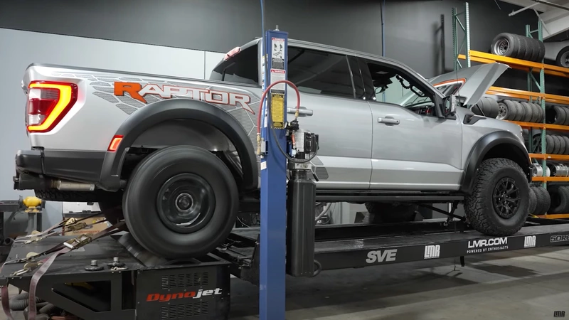 2023 Ford F-150 Raptor R on the dyno, 580 hp at the wheels