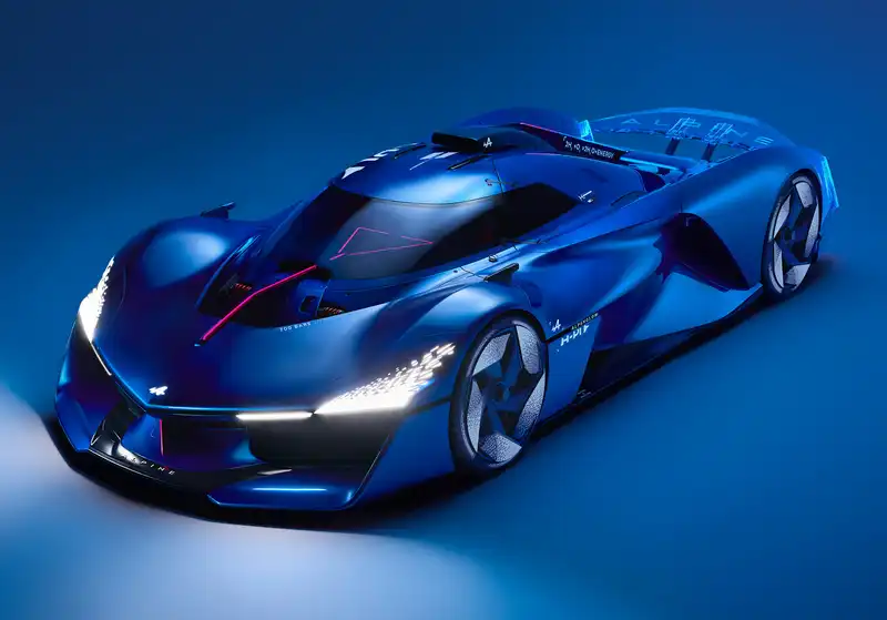 Alpine unveils Alpenglow, a hypercar powered by a hydrogen engine.