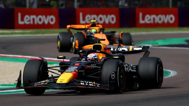 Verstappen defeated Norris at the 2024 F1 Emilia Romagna Grand Prix.