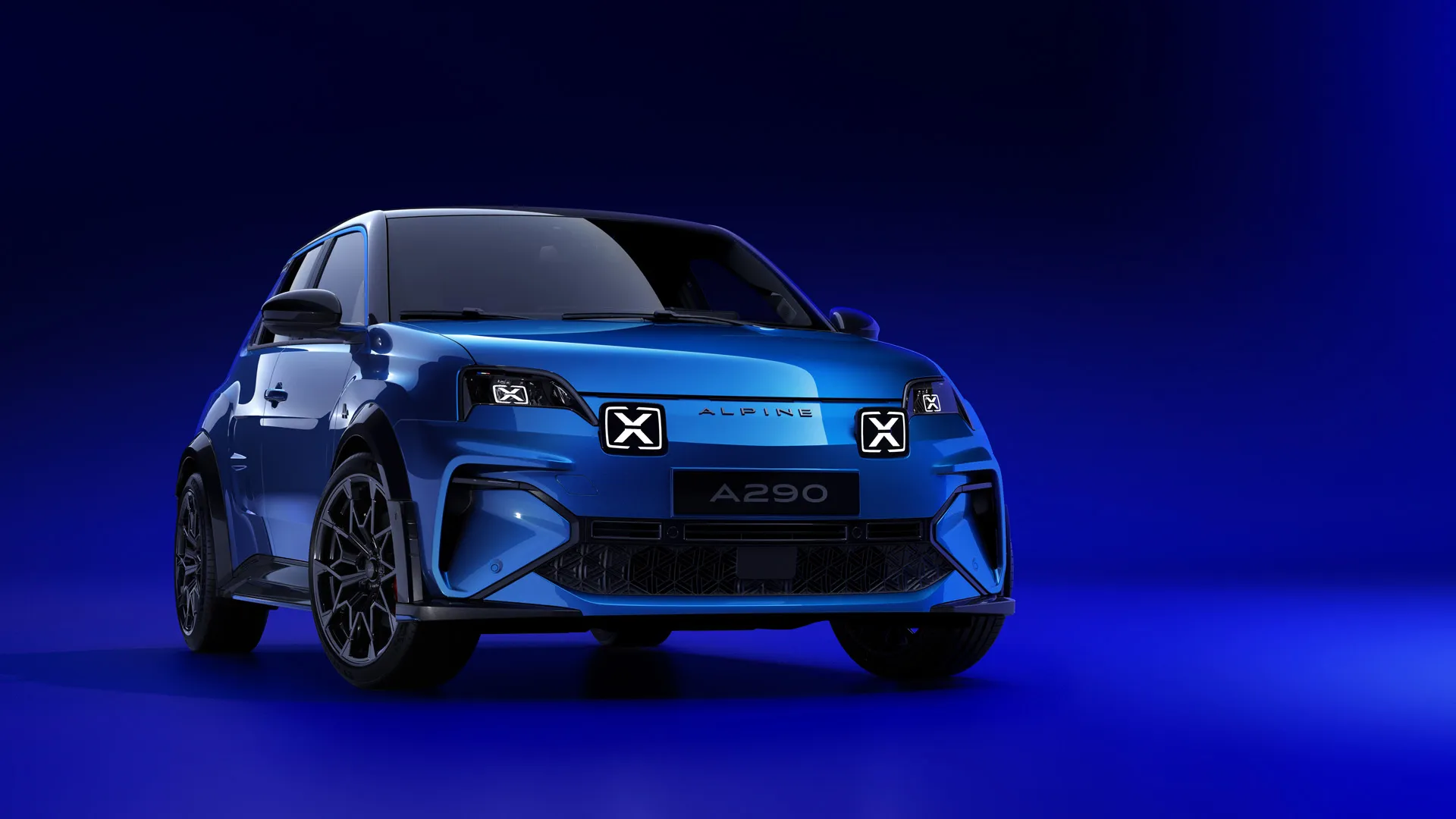Alpine A290 electric hatch debuts with 220 hp.