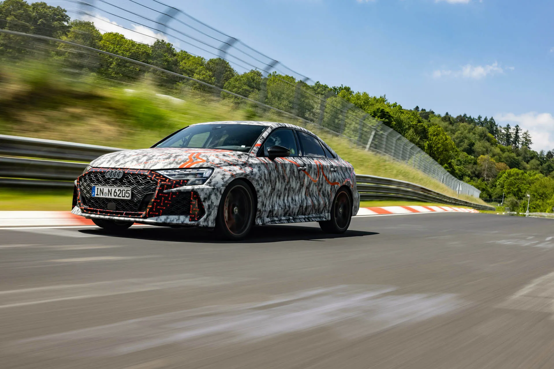 Updated 2025 Audi RS3 Set New Nürburgring Lap Record